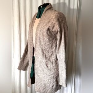 CYRUS Women's Knit Cardigan, Size S in Beige